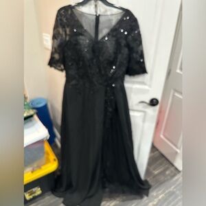 Elegant Black Evening Gown